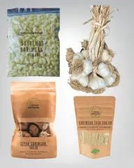 Lüks Paket - (Duble Boy 3 KG, Soyulmuş 1000 GR, Siyah Sarımsak 500 GR, Toz 300 GR)